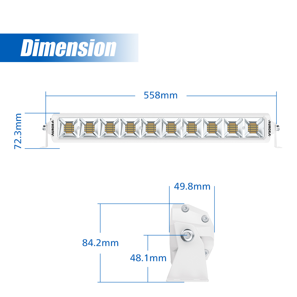 Dual Color Led Light Bar 4PCS  - Power Tools Yellow Color review and price