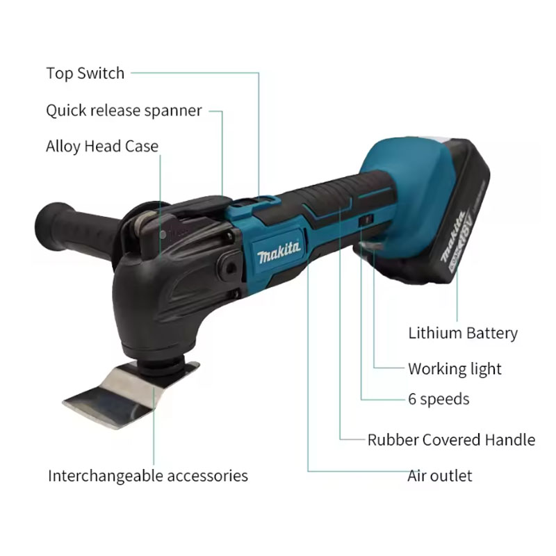 Makita 18V Brushless Quick Rel - Oscillating Multi Tool review and price