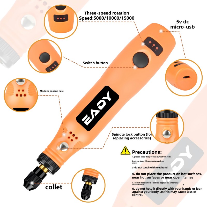 USB Cordless Rotary Tool Kit – - Power Tools Diy review and price